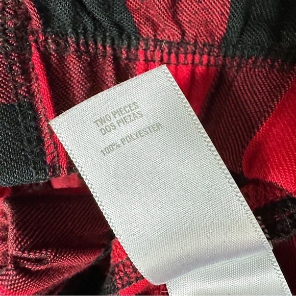 ⭐️ 5 for $25 Carter’s Red and Black Plaid Kids Pajama Pants Size 4 T - Picture 4 of 4